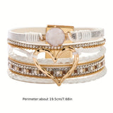 Bohème Mehrlagiges Lederarmband