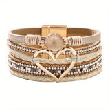 Bohème Mehrlagiges Lederarmband