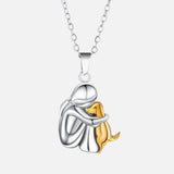 Olivia™| 925er Sterling Silber Halskette mit Hund-Anhänger
