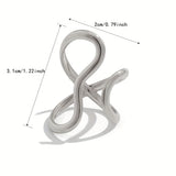 Schicker Asymmetrischer Wellen Ring