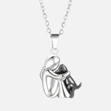 Olivia™| 925er Sterling Silber Halskette mit Hund-Anhänger