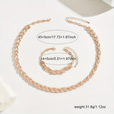 Elegantes Glas Strass Fischschwanz Set