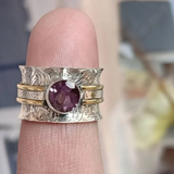 Eleganter Kristall-Meditationsring