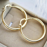 Auffällige Goldfarben Ohrringe