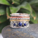 Saphir Boho Meditationsring