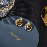 Elegante Goldfarben Creolen