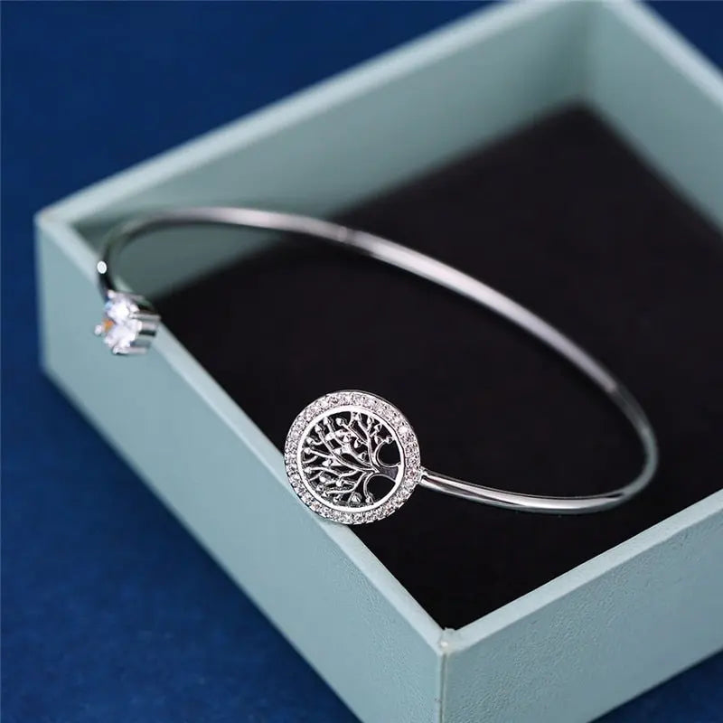 Zeitloses Lebensbaum Armband Verstellbar