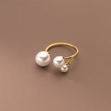 Eleganter Trio Perlenring