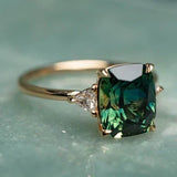 Vintage-inspirierter Edelstein Goldring