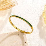 Goldfarbenes Grünes Armband