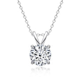 Exklusive Sterlingsilber Moissanite Halskette