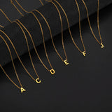 Glänzende Alphabet Anhänger Halkette