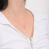 Exklusive Sterlingsilber Moissanite Halskette