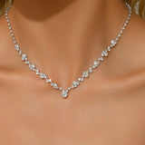 Elegante Braut Halskette