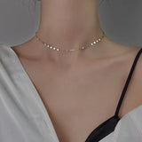 Minimalistische Choker Halskette