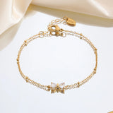 Elegantes Funkelndes Kristall Anhängerarmband