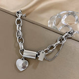 Gefestigtes Massives Armband | Goldfarben