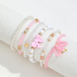 Liebe Schleifen Armband Set