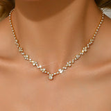 Elegante Braut Halskette