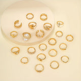 Vintage Mix und Match Ring Set