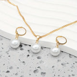 Goldfarbene Grace Schmuckset