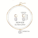 Goldfarbene Grace Schmuckset