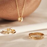 Goldfarbener Léna Trielle Ring