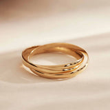 Goldfarbener Léna Trielle Ring