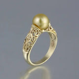 Goldfarbener Vintage Ring
