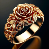 Floraler Goldring