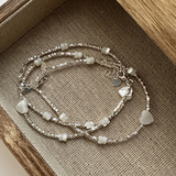 Klassische Vintage-Perlenarmband-Kollektion