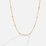 Schicke Goldfarben Halskette