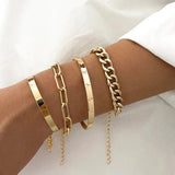 Anspruchsvolles Elan Mercer Armband Set aus Weissgold